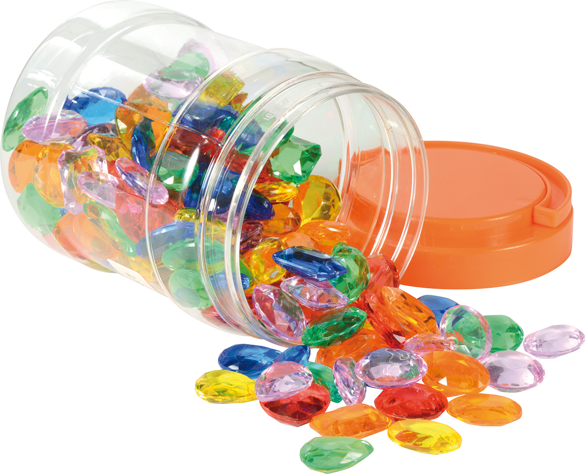 Átlátszó kövek - 144 darabos